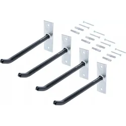 BGS DIY 88304 Satz Felgen Wandhaken 250mm Felgenhalterung