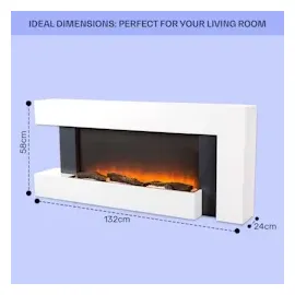 Klarstein Studio Light & Fire 2 Weiß