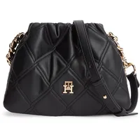 Tommy Hilfiger Feminine Mini Crossover Handtasche Polyurethan Black