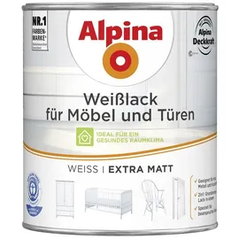 Alpina Weißlack für Möbel und Türen 750 ml extra matt
