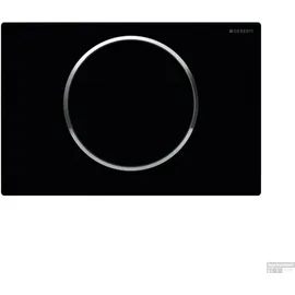 Geberit Sigma10 Betätigungsplatte schwarz/hochglanz-verchromt 115.758.KM.5