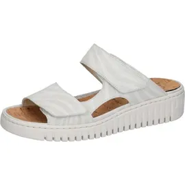WALDLÄUFER Pantolette H-Willow weiß-kombi. 38