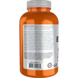 NOW Foods Beta Alanine 2000mg Pulver 500 g