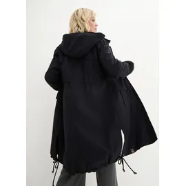bonprix Langjacke schwarz L