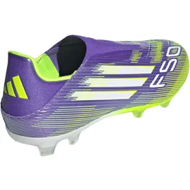 adidas F50 League Laceless FG/MG Purple Rush / Cloud White / Lucid Lemon 43 1/3