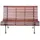 Proregal Gartenbank 80 x 122 x 70 cm Braun