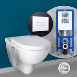 Villeroy & Boch O.novo Komplett-SET Wand-WC mit neeos Vorwandelement,, 5660HR01+16601WH#SET,