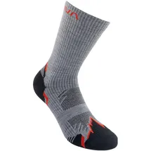 La Sportiva Hiking Socks 1 Paar Grau/Rot M