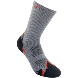 La Sportiva Hiking Socks 1 Paar Grau/Rot M