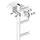 Hailo Professional Hailo Austrittsverlängerung für Steigleitern 40x20mm Typ VAO Edelstahl 225-300mm