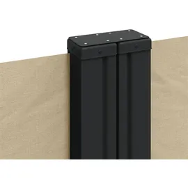 vidaXL Seitenmarkise 140 x 600 cm Beige Polyester