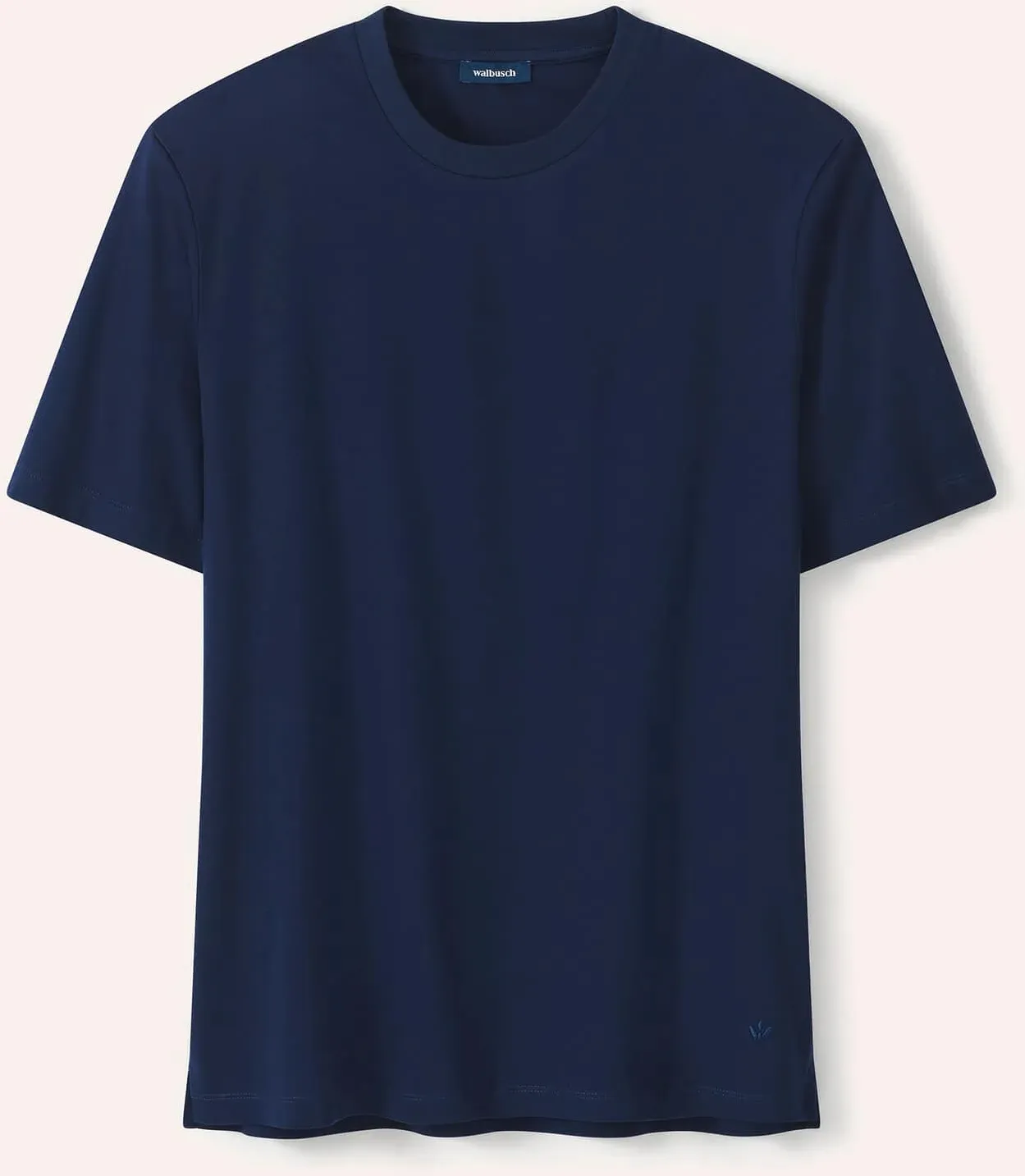 Walbusch Herren Premium T-Shirt Blau
