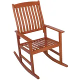 Garden Pleasure Florida Schaukelstuhl 62 x 93 x 105 cm braun