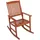 Garden Pleasure Florida Schaukelstuhl 62 x 93 x 105 cm braun