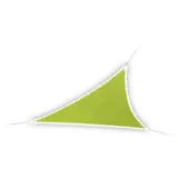 Perel Sonnensegel mit LED-Beleuchtung Dreieckig 3,6 m x 3,6 m x 3,6 m Grün