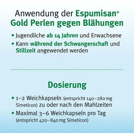 BERLIN-CHEMIE ESPUMISAN Gold Perlen gegen Blähungen 20 St.