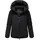 Navahoo Damen, Warme Winterjacke mit 2-Wege-Reißverschluss Blütenlicht 14 Black Gr. XS - XS