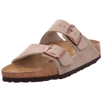 Birkenstock Classic Arizona Leder 51463, Pantoletten, Grau (Taupe 46), 43 EU (9 UK)