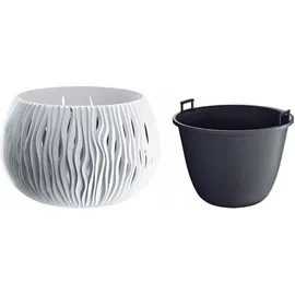 Prosperplast Sandy Bowl Ø 37 x 21 cm weiß