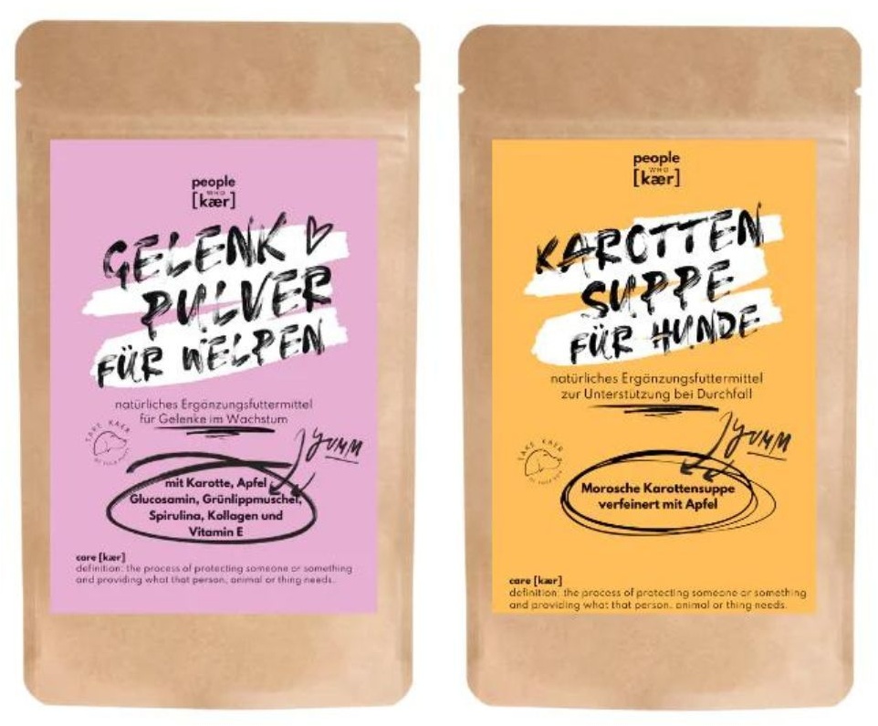 Sparset 'Welpenstarter' Gelenkpulver Welpe + Morosche Karottensuppe - People Who Kaer Set 1 St