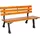 Mojawo Parkbank 120 x 40 x 70 cm Braun