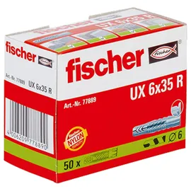 Fischer UX 6 x 35 R Universaldübel 50 Stück