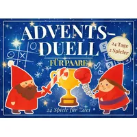 Independently published Adventsduell für Paare: Das besondere Adventskalender-Spielbuch – 24 Spiele für Zwei voller Spaß, Lachen, kleiner 1-gegen-1 Duelle und Weihnachtsstimmung