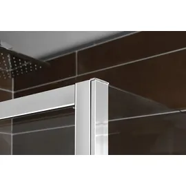 Polysan DEEP Komplettdusche 140 x 165 cm Klarglas