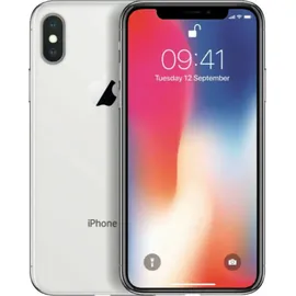 Apple iPhone X 256 GB Silber