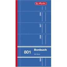 Herlitz Bonbuch 801 360 Abrisse farbig sortiert