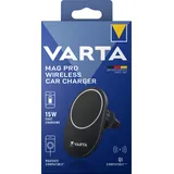 Varta Fast Wireless Charger, KFZ, Qi, 5V/9V/12V, schwarz Kabel USB Typ-C-C, 1m, schwarz, Retail Blister