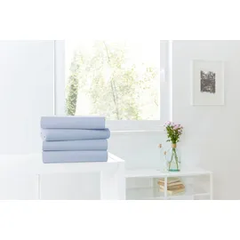 Primera Spannbettlaken Mako-Jersey 180-200 x 200 cm blau