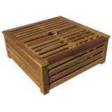 Garden Pleasure Schirmständer-Verkleidung TAYLOR 58 x 23 x 58 cm Holz braun