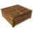 Garden Pleasure Schirmständer-Verkleidung TAYLOR 58 x 23 x 58 cm Holz braun