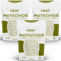 Pistazien 15kg Geröstet Gesalzen mit Schale Vegan Keto Proteinreich Natur GiDeli