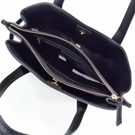 Valentino Pansy Shopper Polyurethan Black