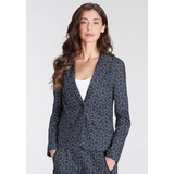 Zhrill Kurzblazer ZHRILL "BEA" Gr. XS, blau (blau, gemustert) Damen Blazer