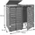 Mendler Mülltonnenbox HWC-K14 119 x 134 x 84 cm braun