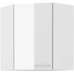 Eckhängeschrank 60x60 Lara Weiß Hochglanz Küchenzeile Küchenblock Küche