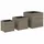 vidaXL Pflanzkübel 3 Stk Ø 30 x 30 cm Grau
