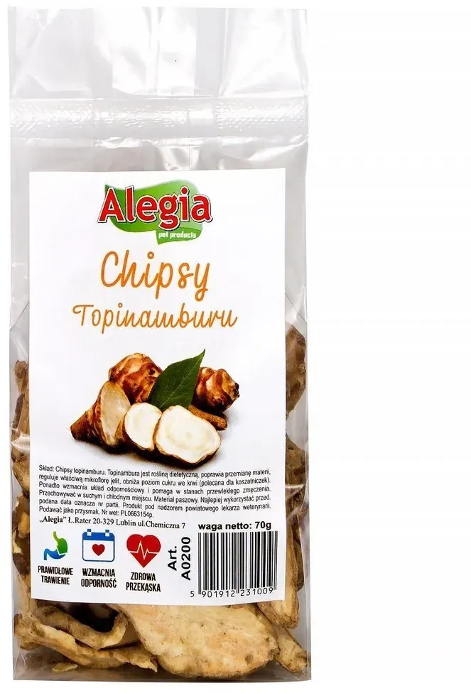 Alegia Topinambur Chips 70g (Rabatt für Stammkunden 3%)