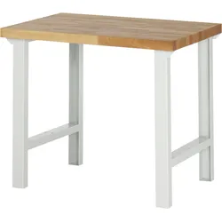 PROREGAL Werkbank Serie 7000 - Modell 7000 | HxBxT 84x100x70cm | Lichtgrau | Arbeitstisch Werktisch