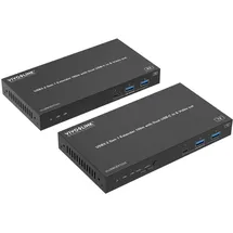 Vivolink USB3.2 Gen 1 Extender 100m KVM Switch, Schwarz