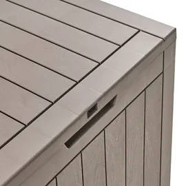Beliani Aufbewahrungsbox RECIFE 56 x 43 cm 1-tlg. Taupe