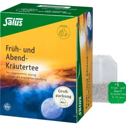 Früh- und Abend-Kräutertee Bio Salus 40 ST