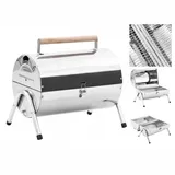 vidaXL Tragbarer Tisch-Holzkohlegrill 47852