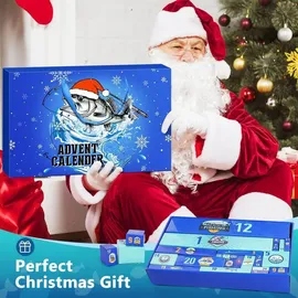 luxuskollektion Adventskalender 2024 Männer Teenager Jungen Angeln Werkzeug