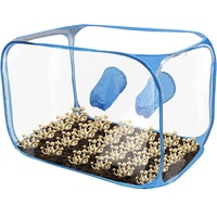 Hodeffior Still Air Box Pop-Up-Pilz-Wachstumszelt-Set, tragbar, Mykologie-Dampf-Vermehrungsstationen, 90,9 x 58,9 x 57,9 cm, Blau