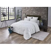 Dodo Maxiconfort Ultra Steppdecke, warm, Kunstfaser, 200 x 200 cm, Weiß