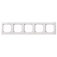 Merten Rahmen 5fach polarweiß